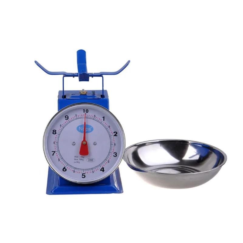 ميزان مطبخ ميكانيكي مع وعاء من الفولاذ المقاوم للصدأ - سعة 20 كجم، دقة عالية، سهل الاستخدام
