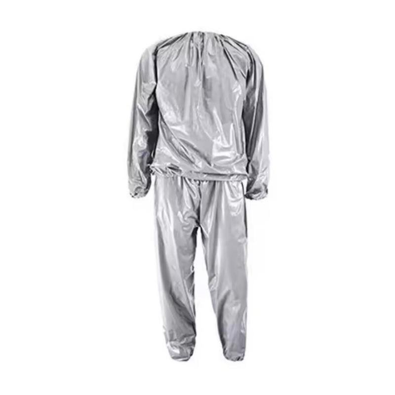 بدلة ساونا - بدلة عرق XXXL بدلة لياقة بدنية مصنوعة من مادة PVC بسمك 0.1 مم بدلة عرق رياضية لحرق الدهون