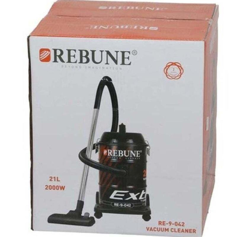 ريبون مكنسة كهربائية برميلية ، سعة 21 لترًا، 2000 وات، RE-9-042، أسود وبرتقالي