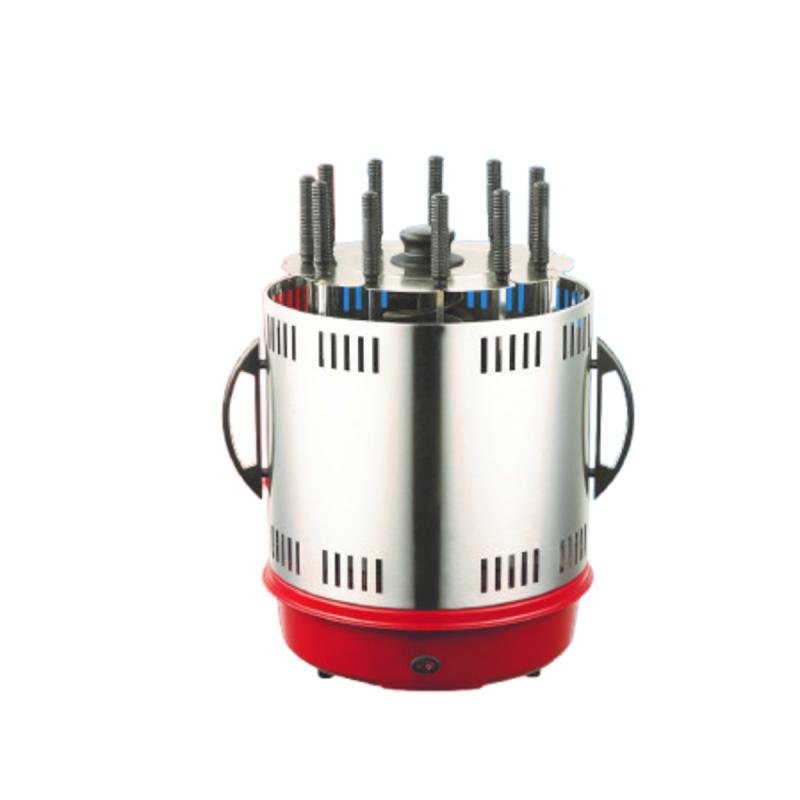 شواية كباب كهربائية محمولة 1500 وات من هوم ماستير HM-011 سهولة الدوران والحمل