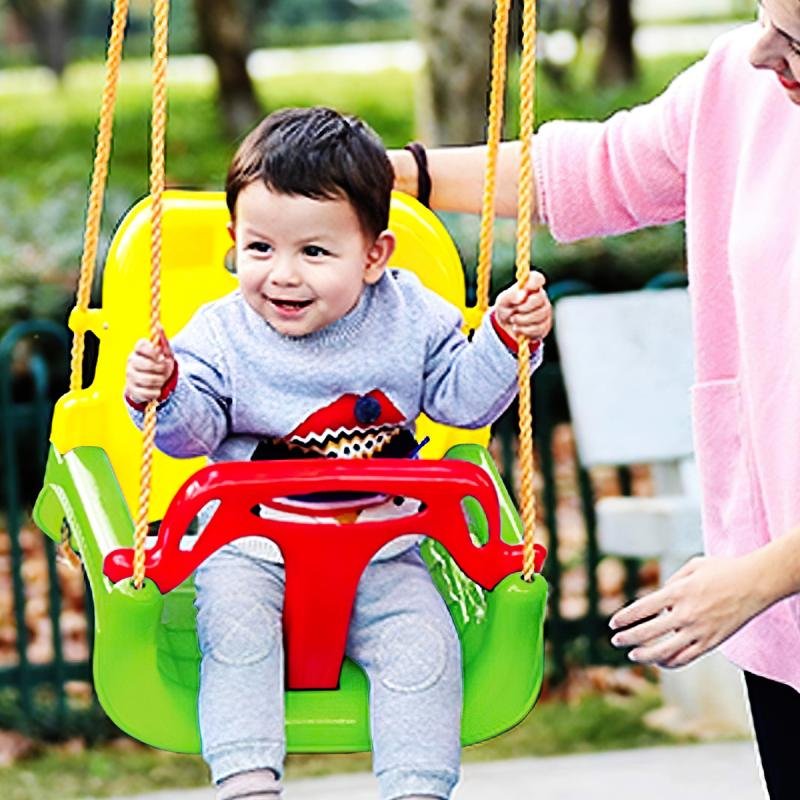 مقعد أرجوحة للأطفال 3 في 1 للاستخدام الداخلي والخارجي