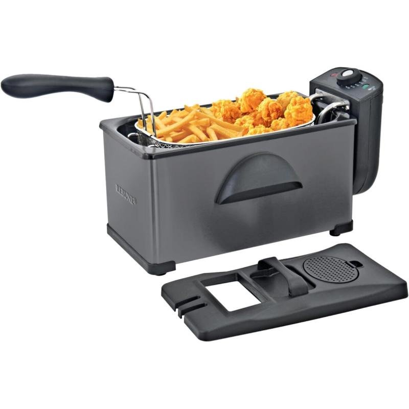 مقلاة زيت كهربائية سعة 3 لتر وقوة 2000 واط Re 11 061