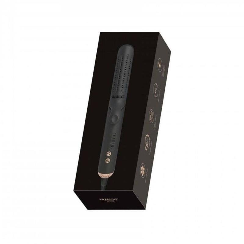 مكواة فرد الشعر سيراميك وهوائي 2 في 1 - 36 واط RE-2116 - أسود