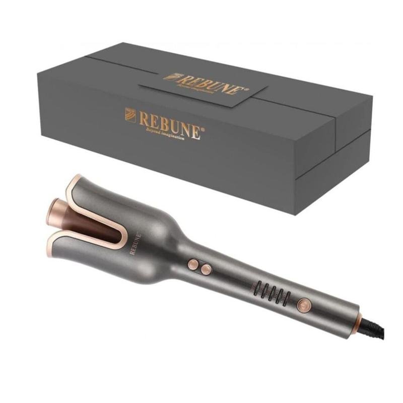مكواة تجعيد الشعر السيراميكية - RE-2082- رمادي