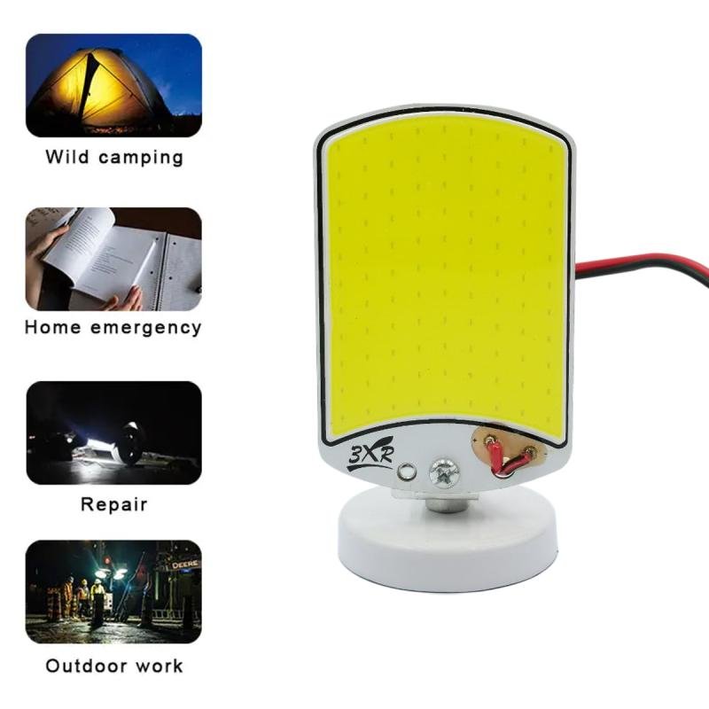 مصباح محمول للتخييم والعمل والطوارئ 10 سم × 5.5 سم × 3.9 بوصة × 2.1 بوصة