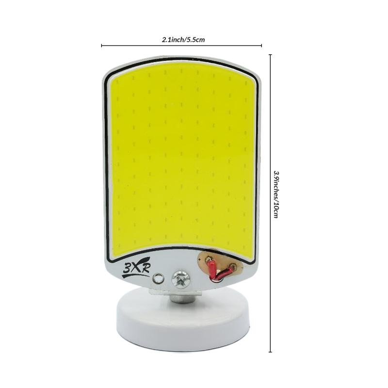 مصباح محمول للتخييم والعمل والطوارئ 10 سم × 5.5 سم × 3.9 بوصة × 2.1 بوصة