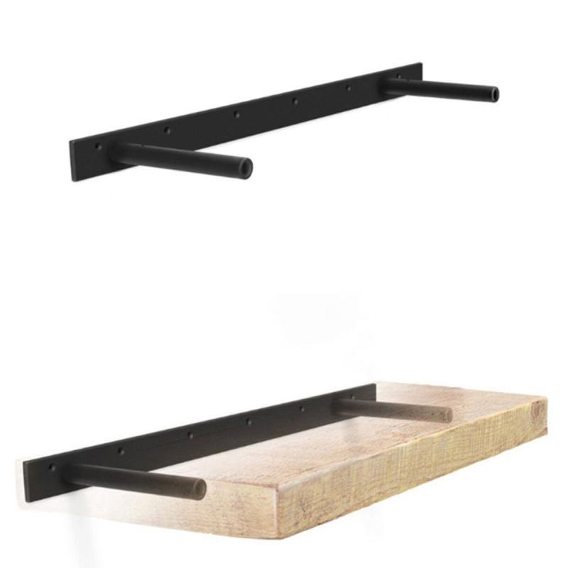 رف خشبي مثبت على الحائط مقاس: 15X60 سم