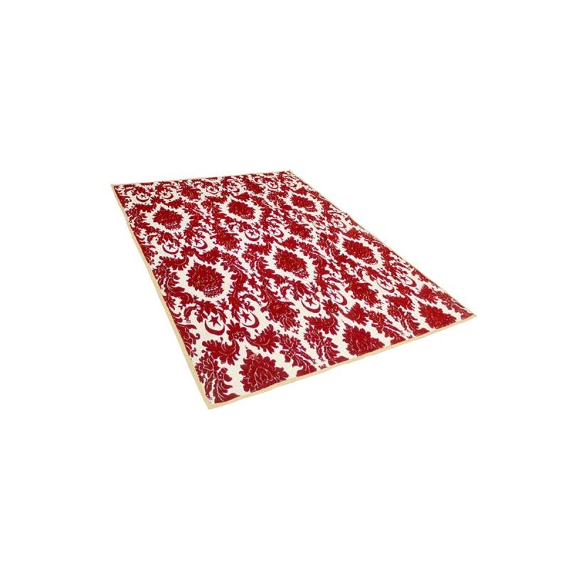 فرشة رحلات أبو طير للرحلات مقاومة للماء بتصميم شعبي – عنابي