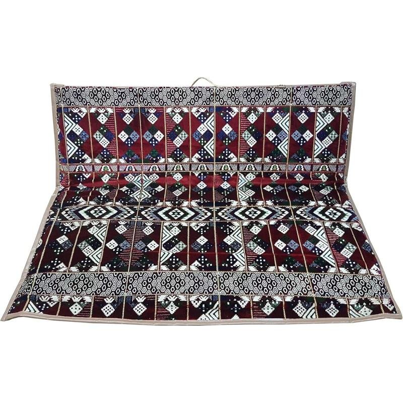 كرسي أرضي قابل للطي للرحلات يتسع شخصين مقاس 120 سم – متعدد الألوان