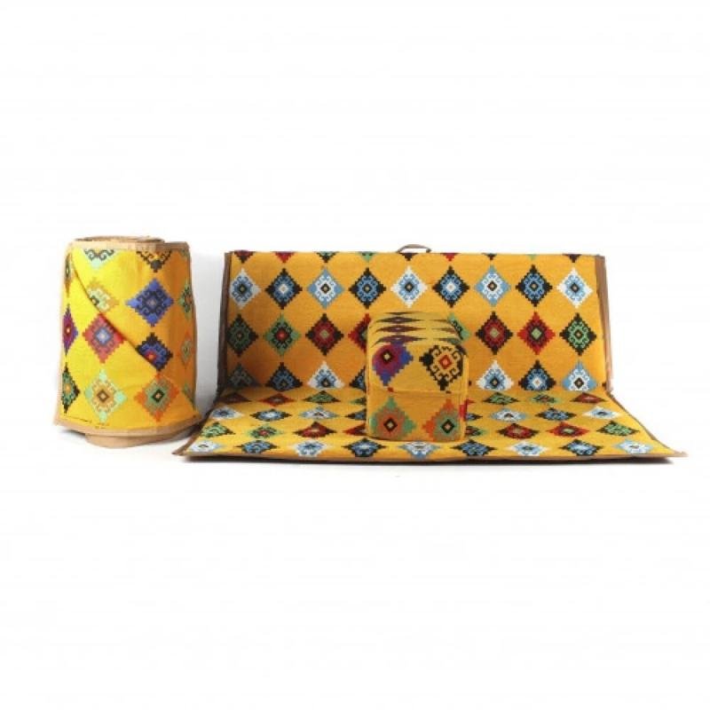 مجموعة جلسات خارجية أرضية للبر تتسع 8 أشخاص – قماش سوري