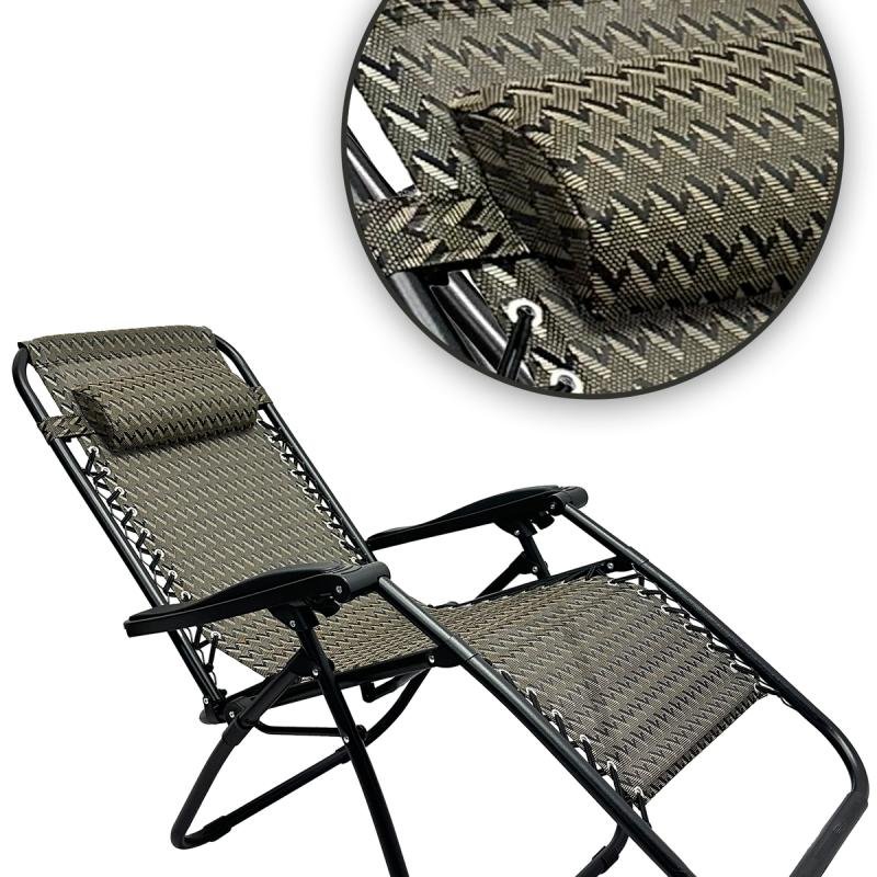كراسي استلقاء للتشمس في الفناء الخلفي، كرسي جاذبية مع مسند ظهر ومسند قدم قابلين للتعديل، كرسي استلقاء للتشمس