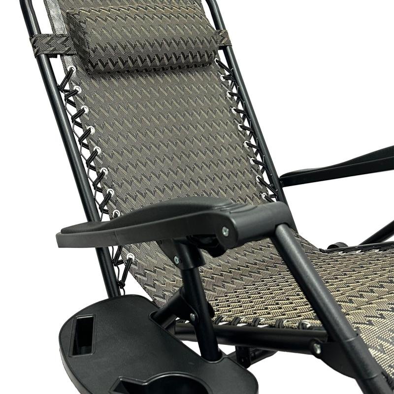 كراسي استلقاء للتشمس في الفناء الخلفي، كرسي جاذبية مع مسند ظهر ومسند قدم قابلين للتعديل، كرسي استلقاء للتشمس