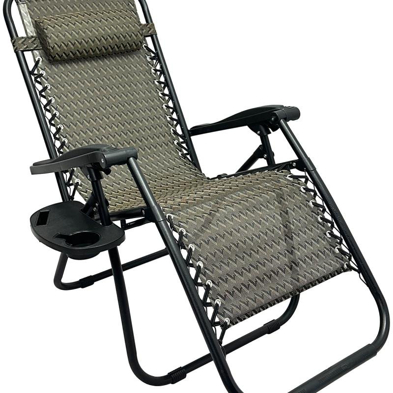 كراسي استلقاء للتشمس في الفناء الخلفي، كرسي جاذبية مع مسند ظهر ومسند قدم قابلين للتعديل، كرسي استلقاء للتشمس