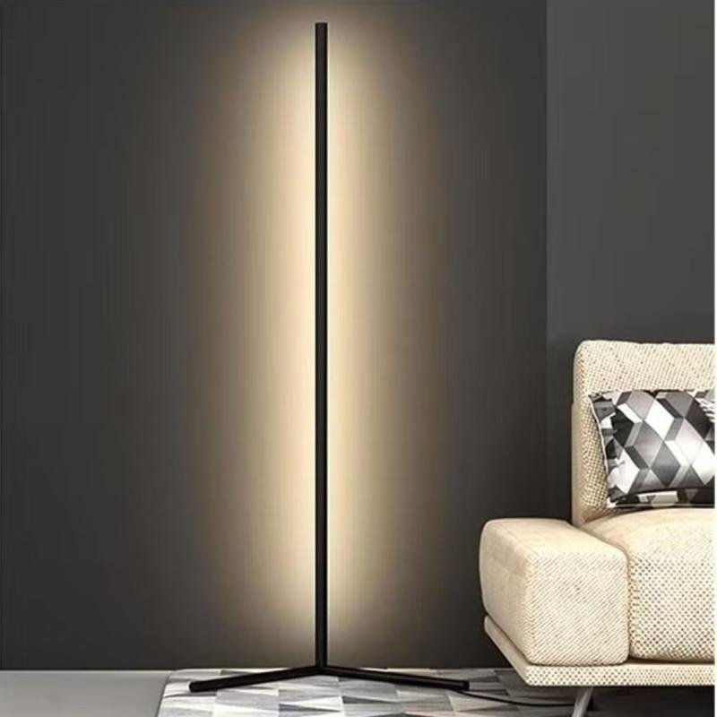 مصباح زاوية LED مع جهاز تحكم عن بعد، ضوء أبيض، معدن ABS، 20 واط