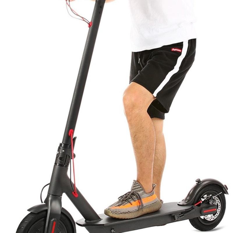 سكوتر كهربائي قابل للطي والكبح، شحن سريع، نظام فرامل مزدوج، سرعة تصل إلى 25 كم/ساعة، 25 سم