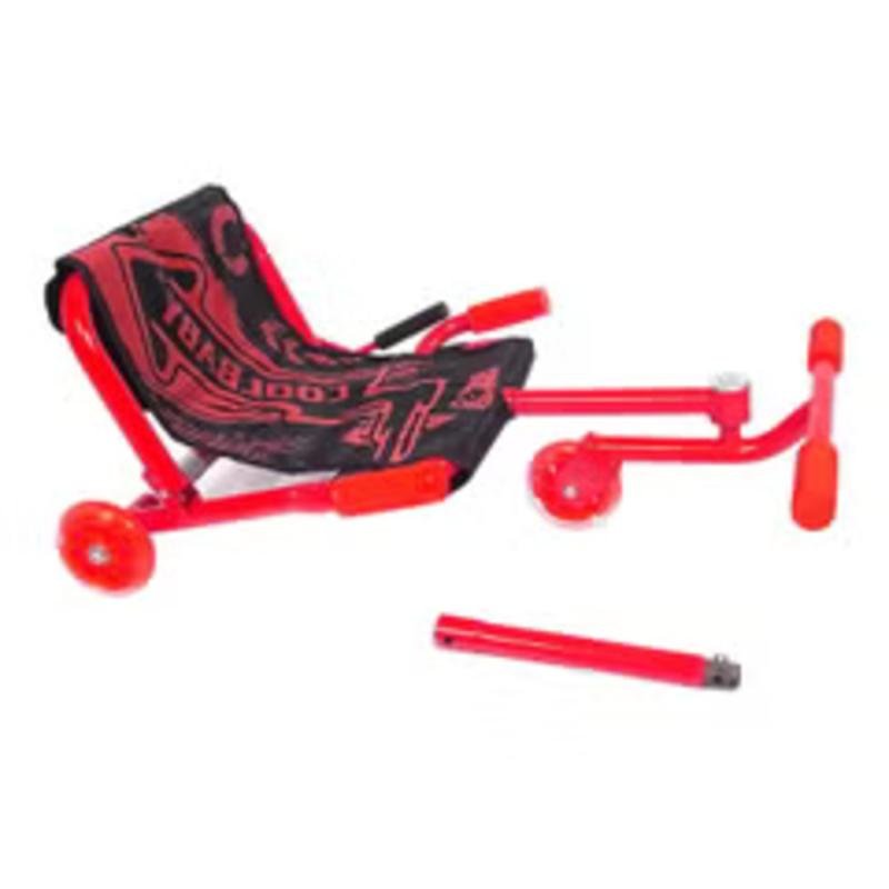 لعبة ركوب على شكل بكرة ثلاثية العجلات مع مقعد مريح لطفلك الصغير