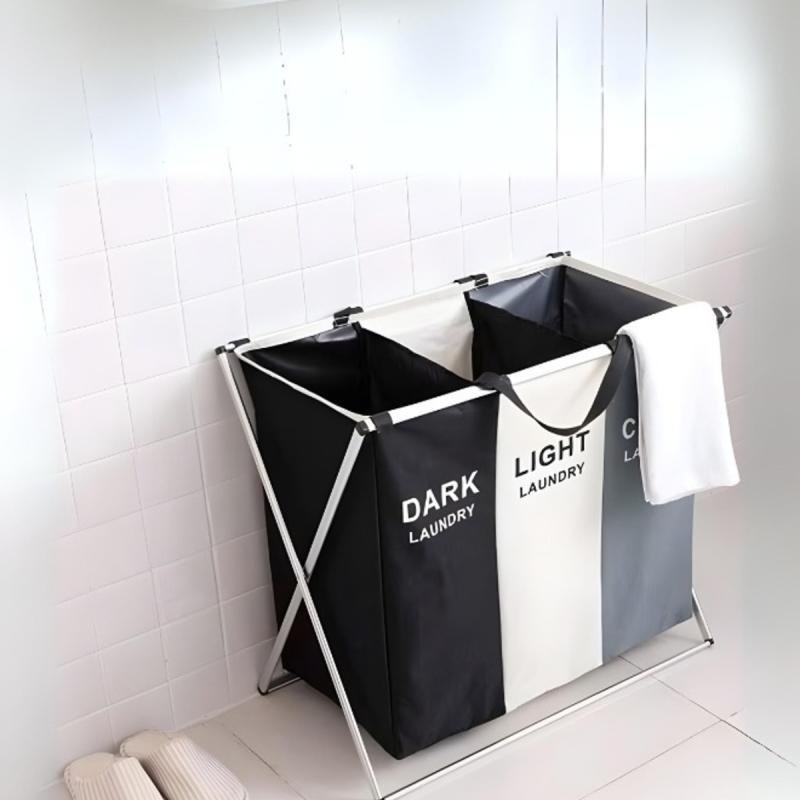 سلة تخزين الغسيل متعددة الألوان