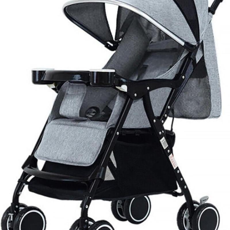 عربة أطفال خفيفة الوزن ومريحة من Maas مع مظلة قابلة للطي ومتعددة الأوضاع