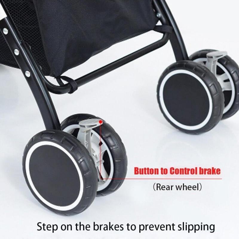 عربة أطفال خفيفة الوزن ومريحة من Maas مع مظلة قابلة للطي ومتعددة الأوضاع