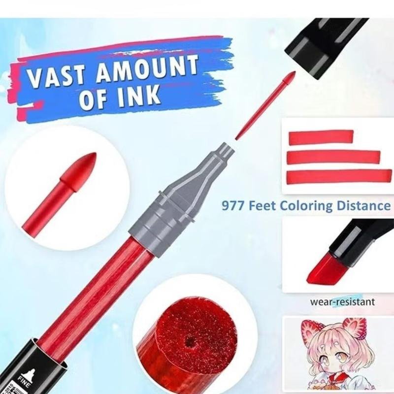 80 علامة ملونة