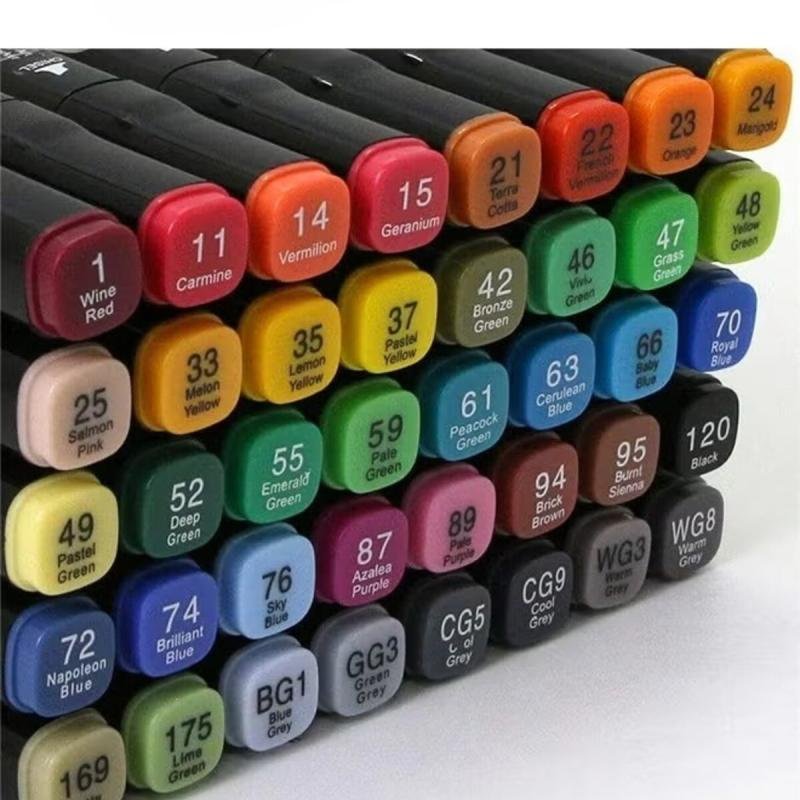 80 علامة ملونة