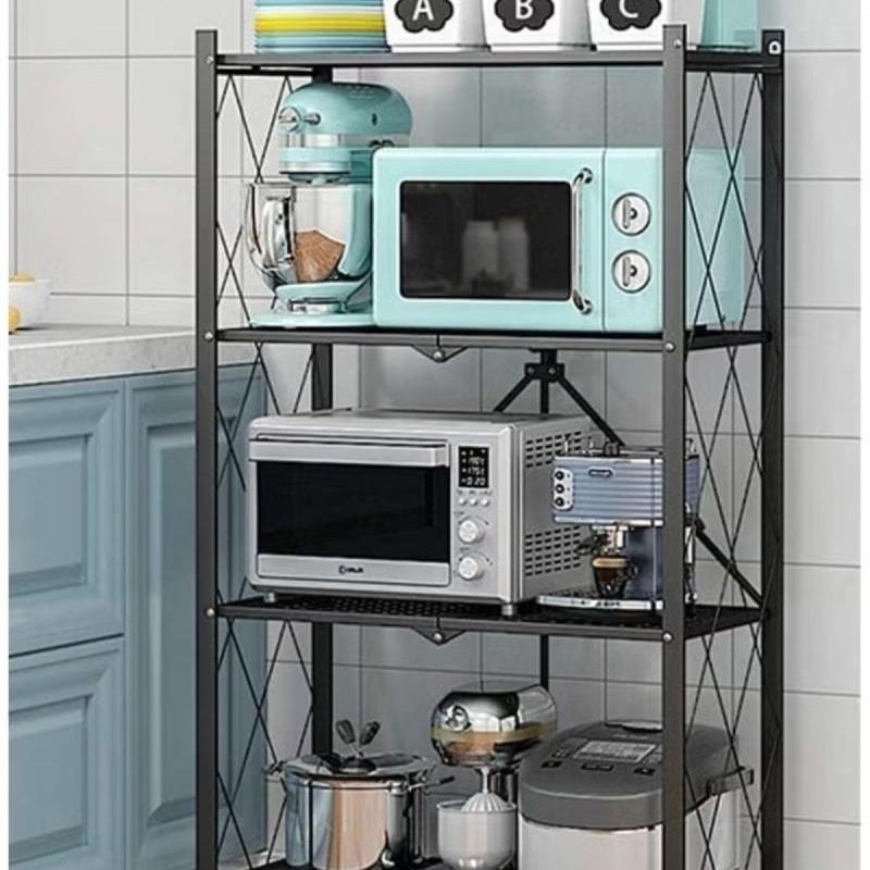 رف تخزين قابل للطي مكون من 4 طبقات