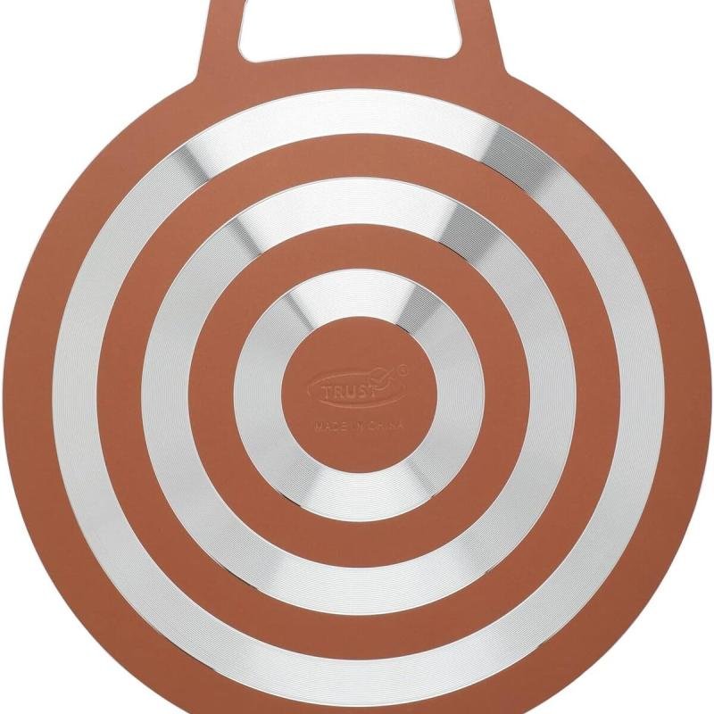 مقلاة مسطحة غير لاصقة من الألومنيوم، 30 سم، أسود/بني (210/30) فطيرة مسطحة تاوا بان كيك دوسا تشاباتي