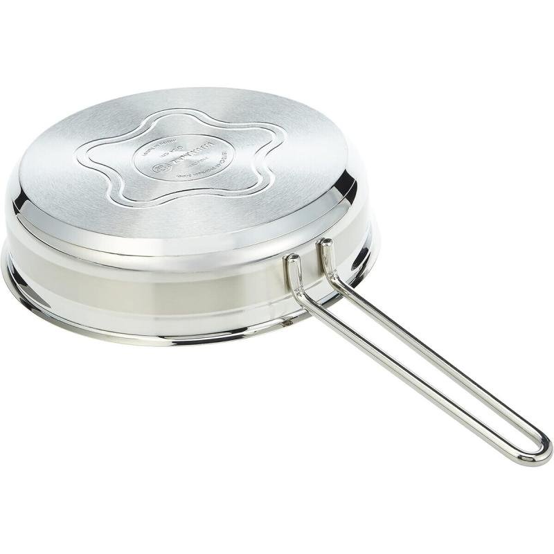 طقم أواني طهي ألفا من الفولاذ المقاوم للصدأ، 9 قطع / A1660